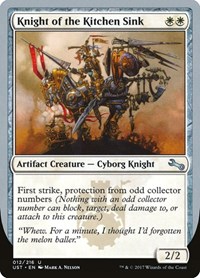 Knight of the Kitchen Sink (D)