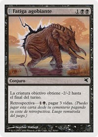 Crippling Fatigue (Spanish) - "Fatiga agobiante" (A30)