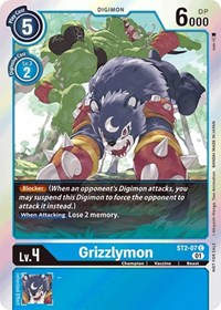 Grizzlymon - ST2-07 (Official Tournament Pack Vol.4)