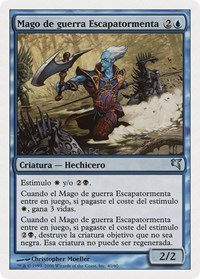 Stormscape Battlemage (Spanish) - "Mago de guerra Escapatormenta"
