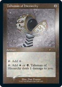 Talisman of Hierarchy (Retro Frame) (Foil Etched)