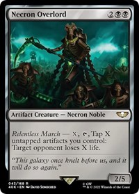 Necron Overlord (Surge Foil)