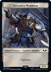 Astartes Warrior (001) // Clue Double-Sided Token