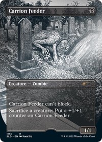 Carrion Feeder (Borderless) (Foil Etched)