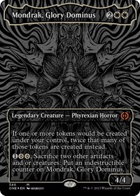 Mondrak, Glory Dominus (Oil Slick Raised Foil)
