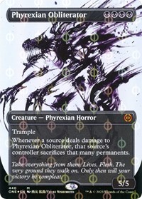 Phyrexian Obliterator (Showcase) (Step-and-Compleat Foil)