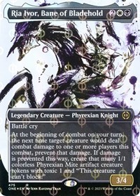 Ria Ivor, Bane of Bladehold (Showcase) (Step-and-Compleat Foil)