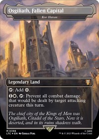 Osgiliath, Fallen Capital - Kor Haven (Borderless) (Surge Foil)