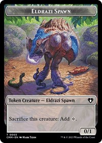 Eldrazi Spawn // Drake Double-Sided Token