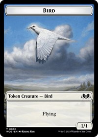 Bird // Food (0013) Double-Sided Token