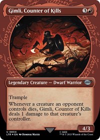 Gimli, Counter of Kills (Showcase) (Surge Foil)