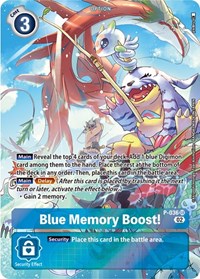 Blue Memory Boost! - P-036 (Digimon Adventure Box 2)