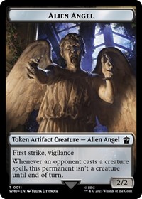 Alien Angel // Food (0025) Double-Sided Token