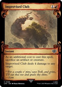 Improvised Club (Showcase Scrolls)