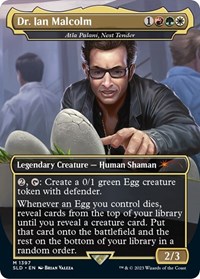 Dr. Ian Malcolm - Atla Palani, Nest Tender