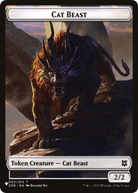 Cat Beast // Shapeshifter (002) Double-Sided Token