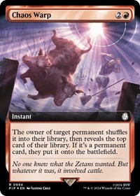 Chaos Warp (Extended Art) (Surge Foil)