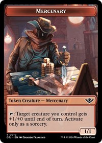 Mercenary // Ox Double-Sided Token