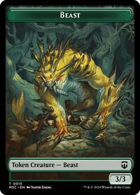 Beast (0015) // Insect (0025) Double-Sided Token