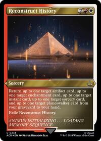 Reconstruct History (Foil Etched)
