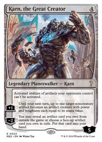 Karn, the Great Creator (White Border)