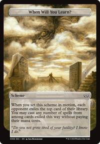 When Will You Learn? (Full Art)