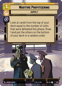 Wartime Profiteering (Hyperspace)
