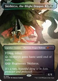 Skithiryx, the Blight Dragon (Rainbow Foil)