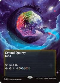 Crystal Quarry (0145) (Borderless) (Galaxy Foil)