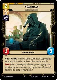 Garindan - Information Broker (Foil)