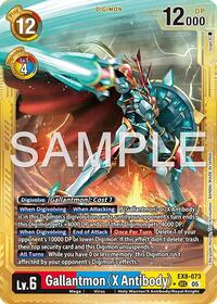 Gallantmon (X Antibody) (Gold Border)