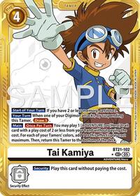 Tai Kamiya - BT21-102 (Gold Border)