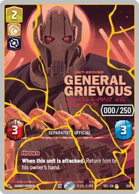 General Grievous - Scuttling to Safety (Serialized) (Gold)