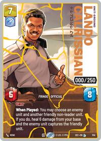 Lando Calrissian - Trust Me (Serialized) (Gold)