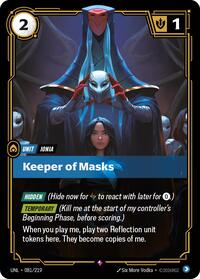 Keeper of Masks