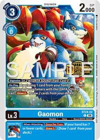 Gaomon (Welcome Tamers Pack Vol.2)