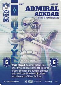 Admiral Ackbar - Assume Attack Coordinates (Prestige)