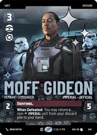 Moff Gideon - Remnant Commander (Prestige Foil)