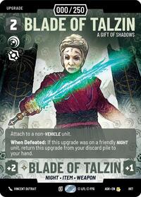 Blade of Talzin - A Gift of Shadows (Serialized)