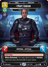 Moff Gideon - Remnant Commander (Participation)