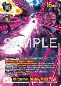 Chronomon: Destroy Mode (Alternate Art)