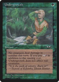 Undergrowth (Holding Axe)