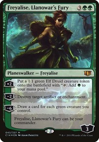 Freyalise, Llanowar's Fury (Commander 2014)